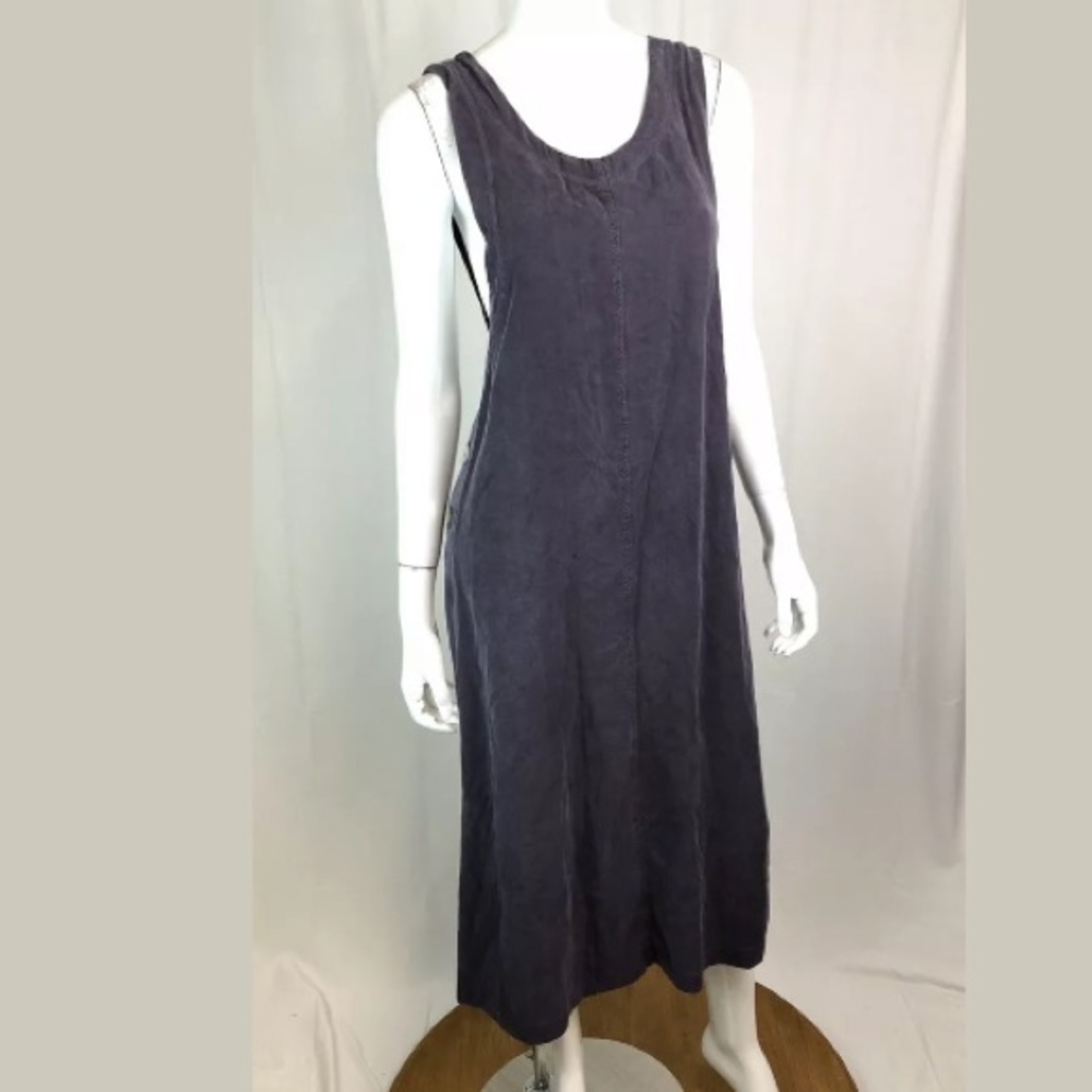 Cut-Loose A-Line Tencel Button Flare Shift Dress - image 4